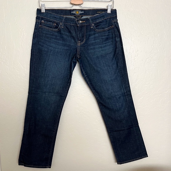 Lucky Brand Sweet N Straight Ankle Jeans Size 6 - Picture 12 of 16